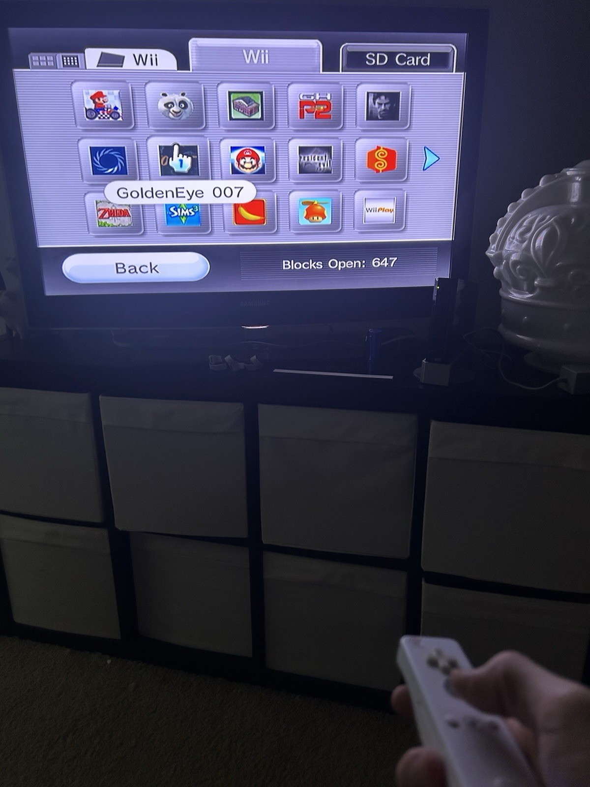 Used Legacy Nintendo Wii Black Console Bundle 2 Remotes Nunchuks Tested Working