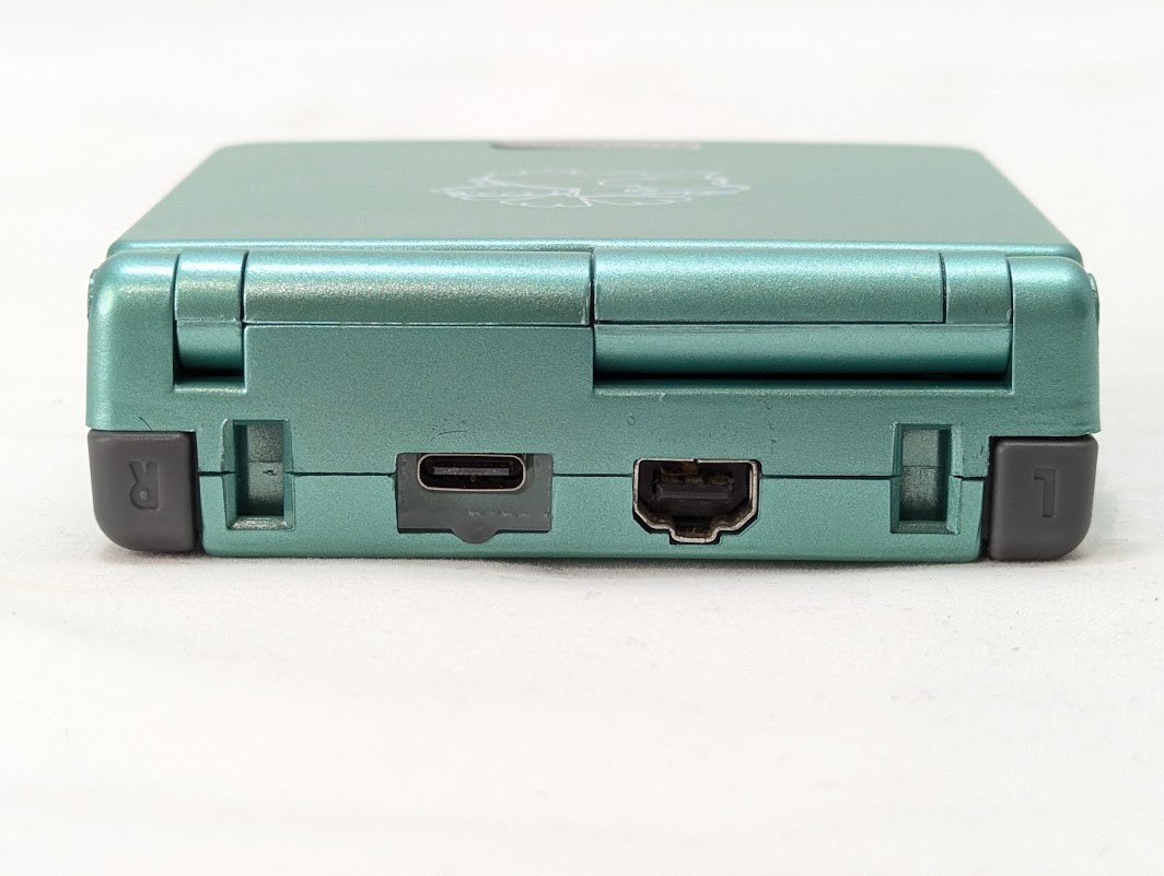 GameBoy Advance SP Venusaur Edition Type-C IPS LCD Handheld Console Tested JAPAN
