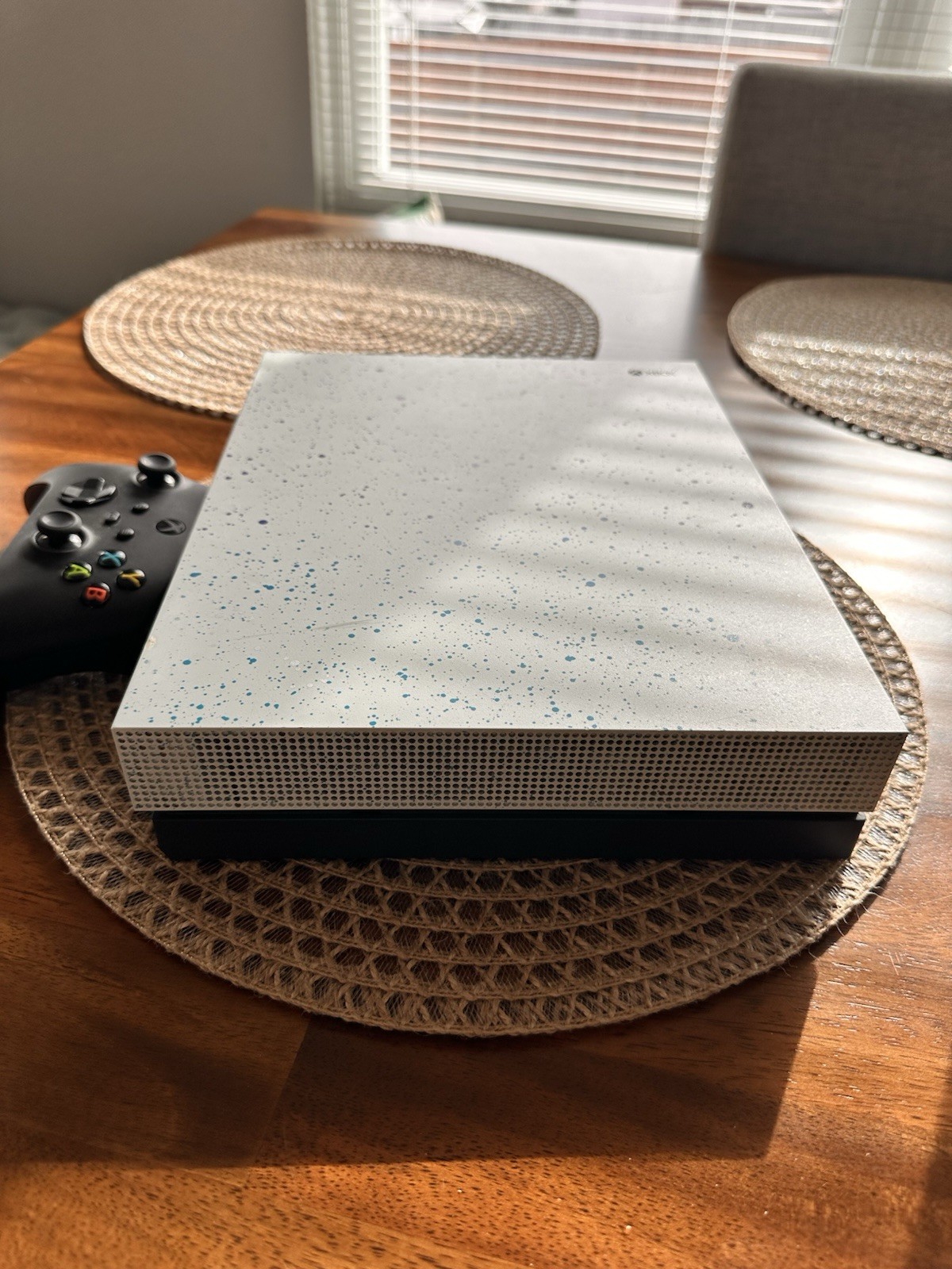 Microsoft Xbox One X Custom Speckled Console with Controller 4K UHD Compatible