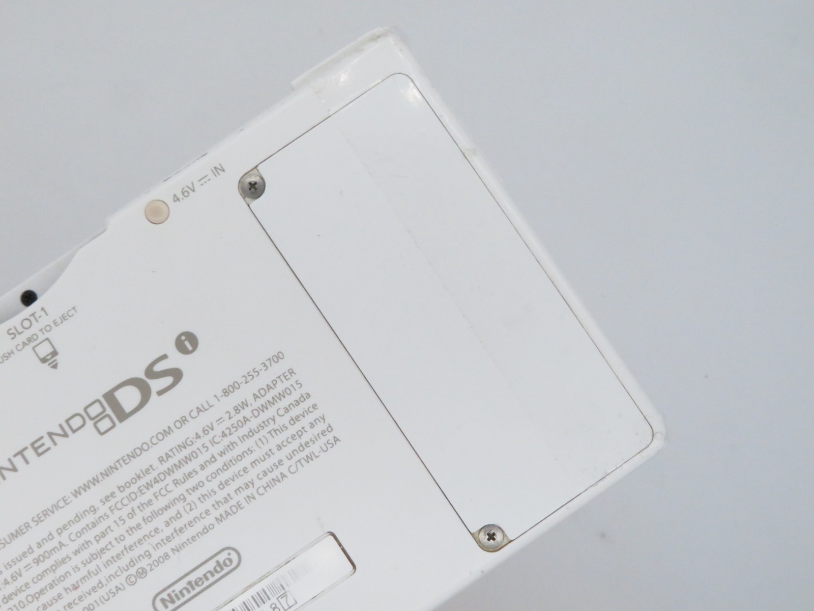 Nintendo DSi Handheld Game Console, White – Works but AS-IS for Parts/Repair