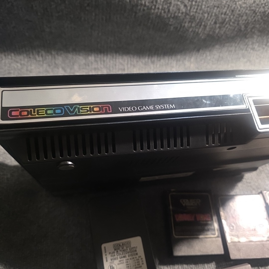 Colecovision Console Bundle 3 Games Donkey Kong 2 Controllers Cords Tested
