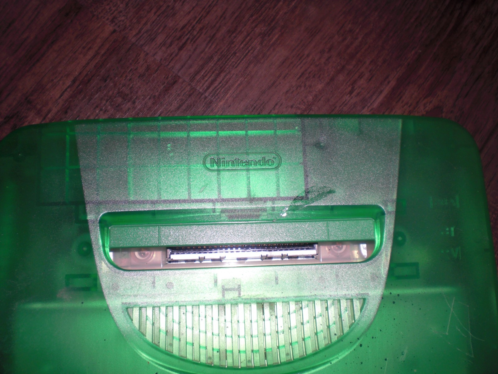 Nintendo 64 N64 Console System FUNTASTIC CLEAR JUNGLE GREEN 2 Controller AV READ
