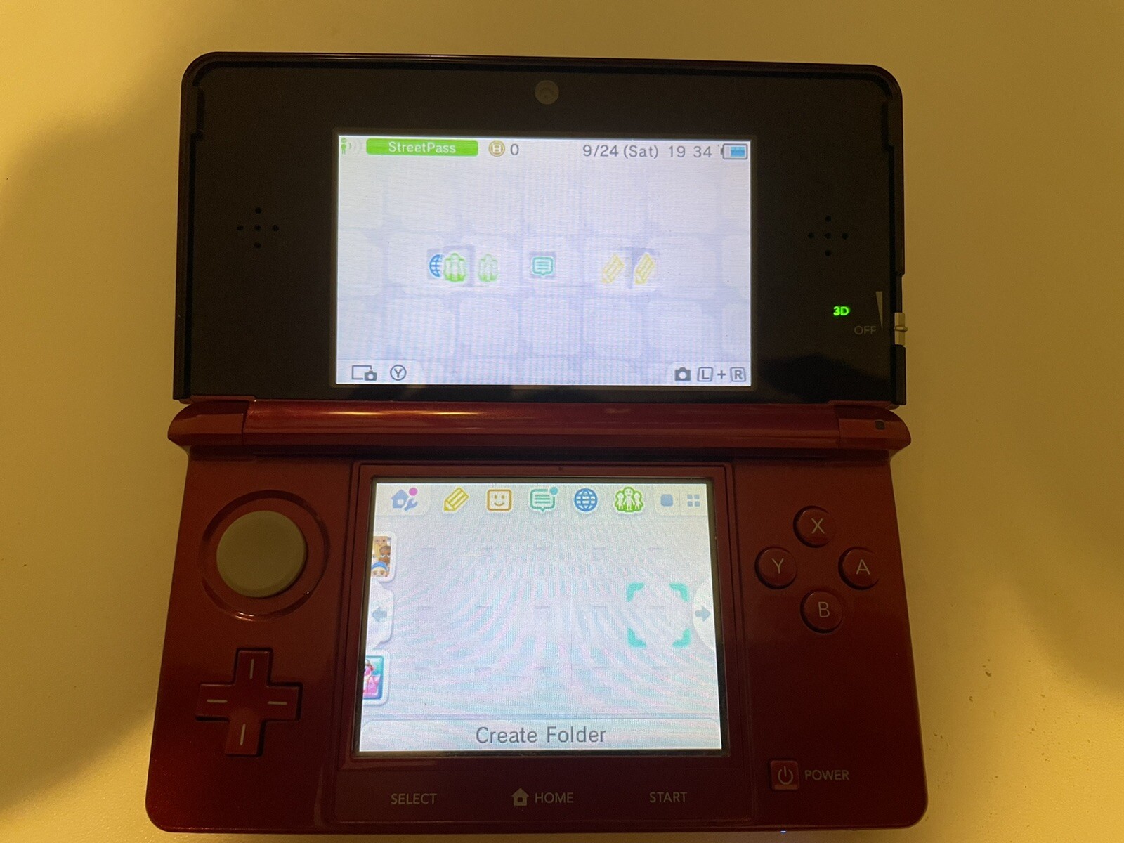 Nintendo 3DS Handheld System – Flame Red