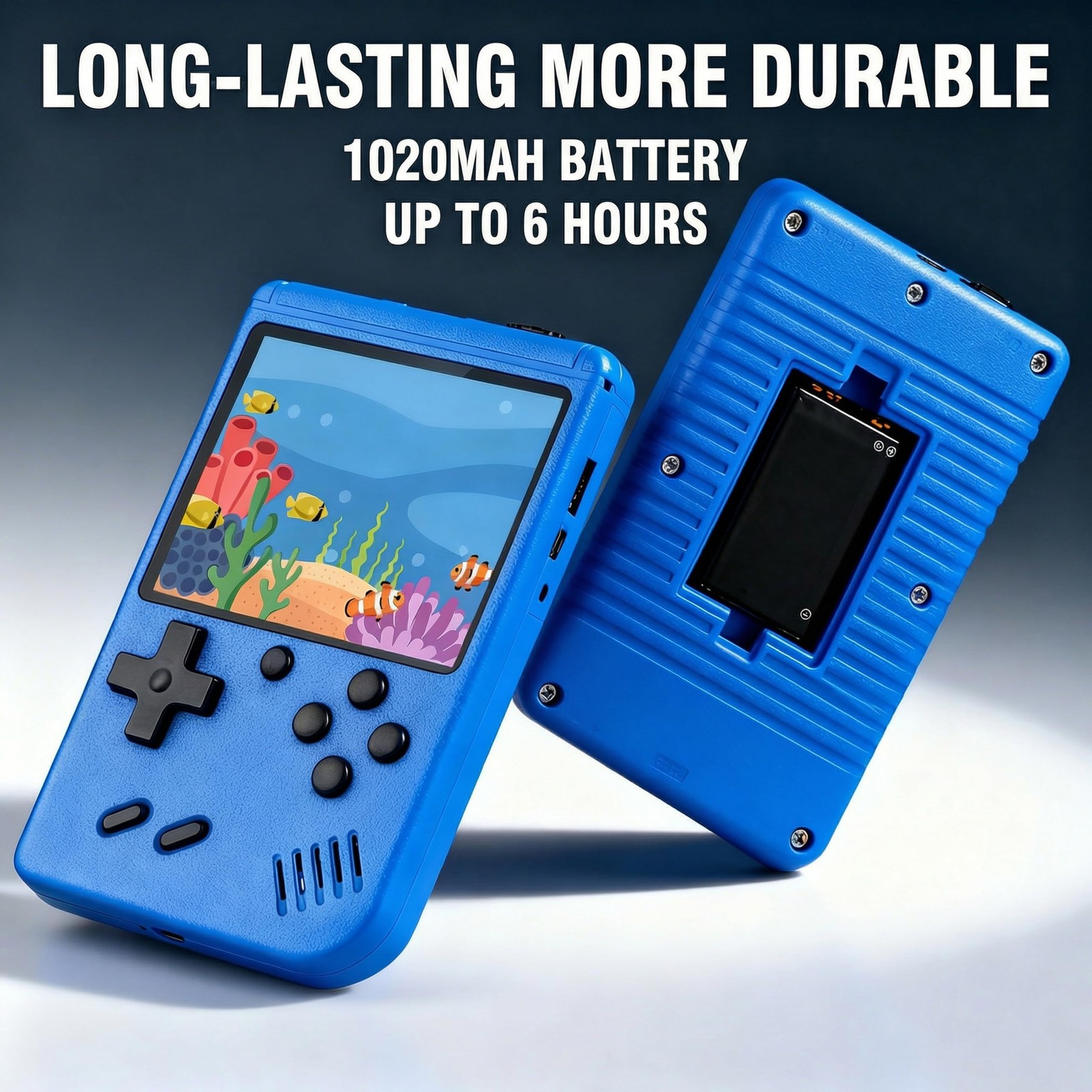 Retro Handheld Games Console Built-in 499 Video Games, 3.0 Inch Screen Portab…