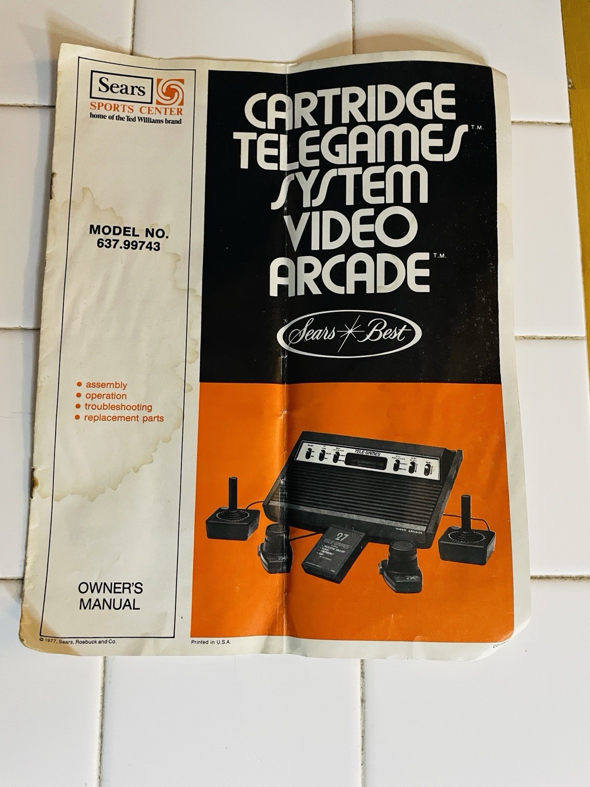 ATARI 2600 / SEARS TELE-GAMES HEAVY SIXER CONSOLE 10 Boxed Games & More Bundle