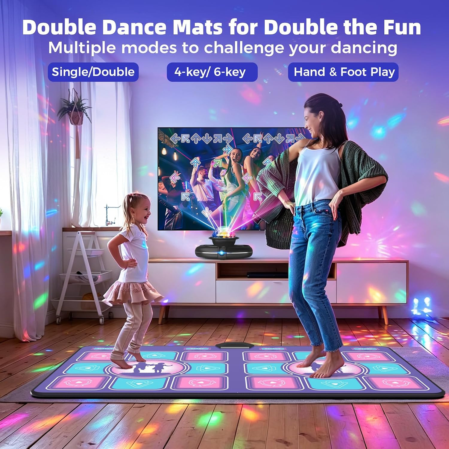 AR Motion Video Game Console for Kids & Family: Plug and Play Interactive TV Gam