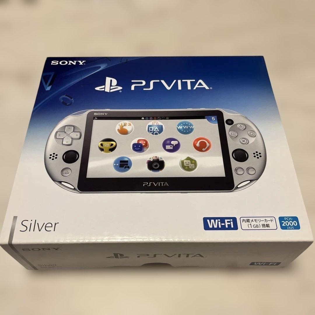 Mint SONY PlayStation PS Vita Wi-Fi PCH-2000 Silver Console Tested