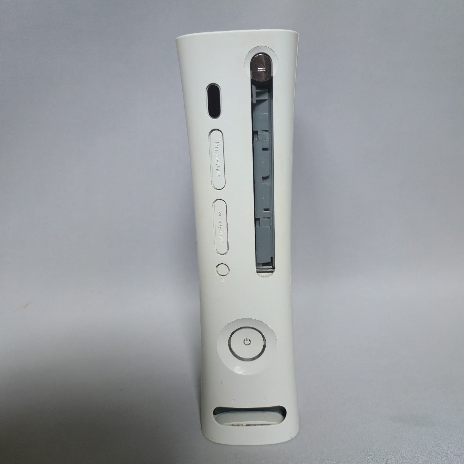 Microsoft Xbox 360 White Fat Console Bad Disc Drive / OEM Power Cord Please Read
