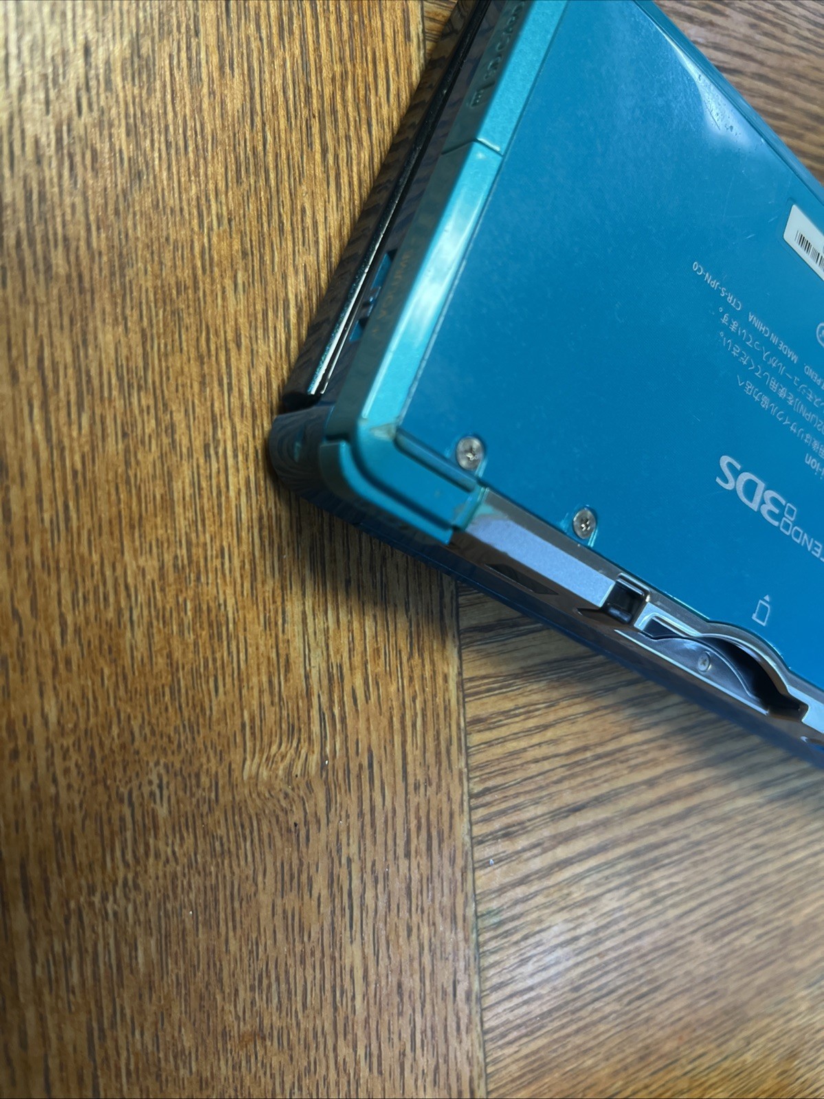 Original Nintendo 3DS Handheld System Aqua Blua (Great Used Condition) Japanese