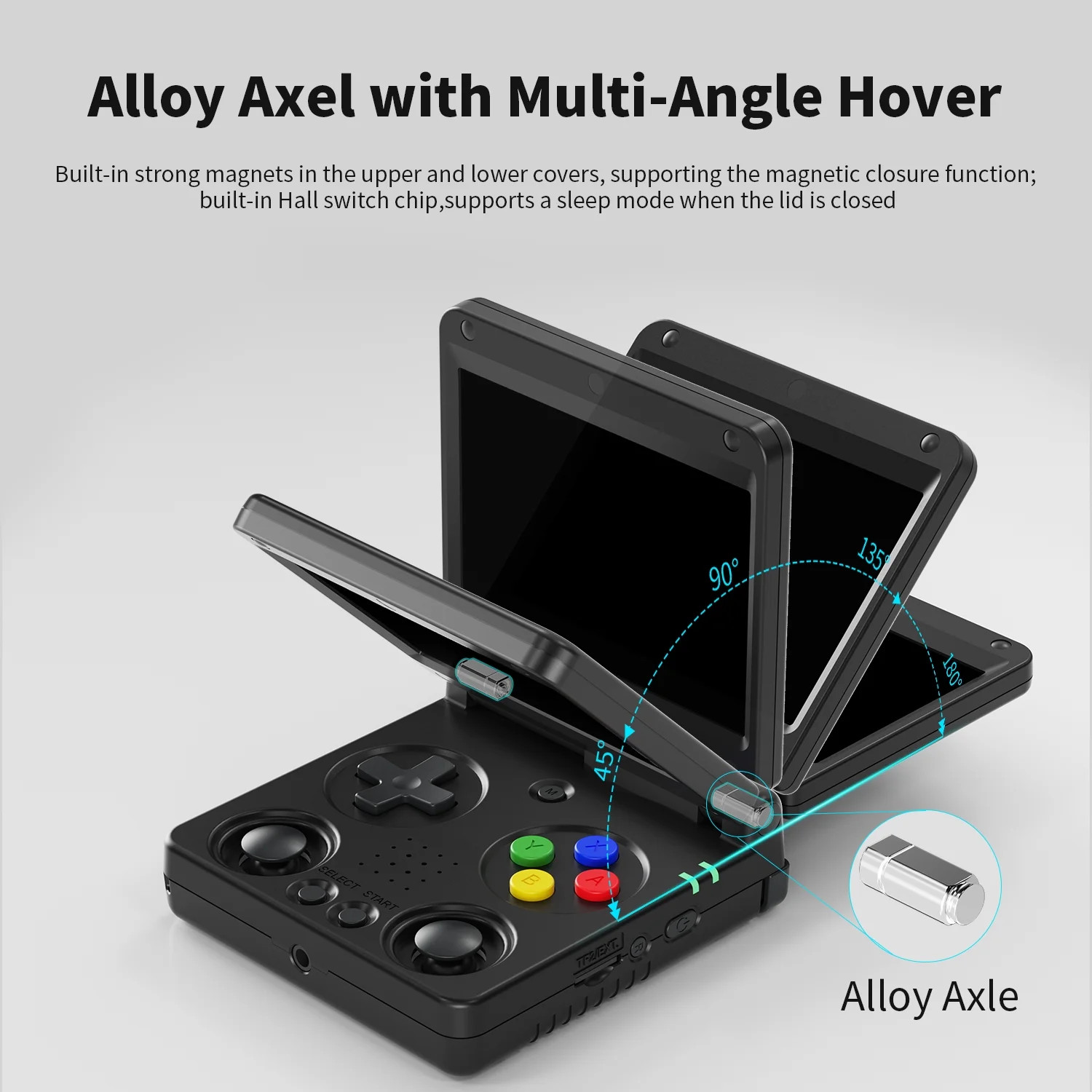 RG34XXSP Handheld Game Console,3300 mAh Battey,3.4 inch Screen