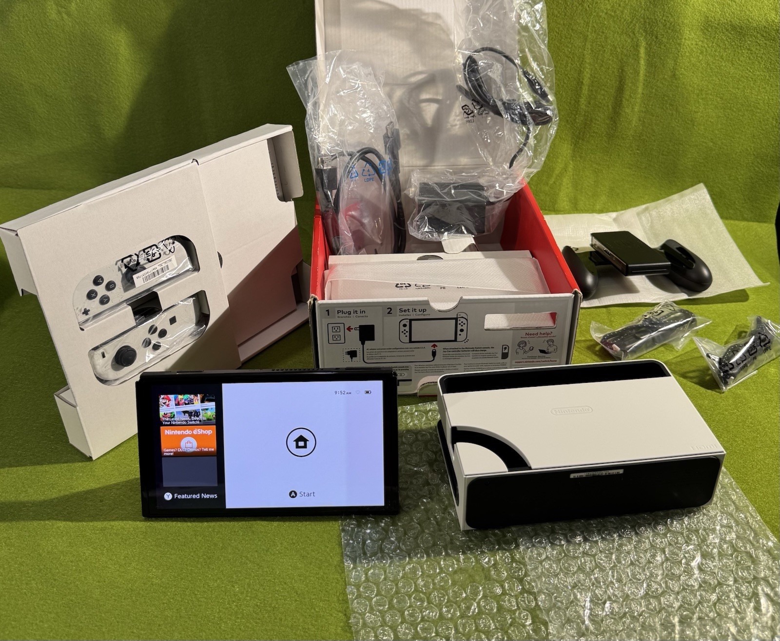 💥OPEN BOX💥NINTENDO SWITCH OLED HEG-001 HANDHELD CONSOLE 64GB ~💥 TESTED💥