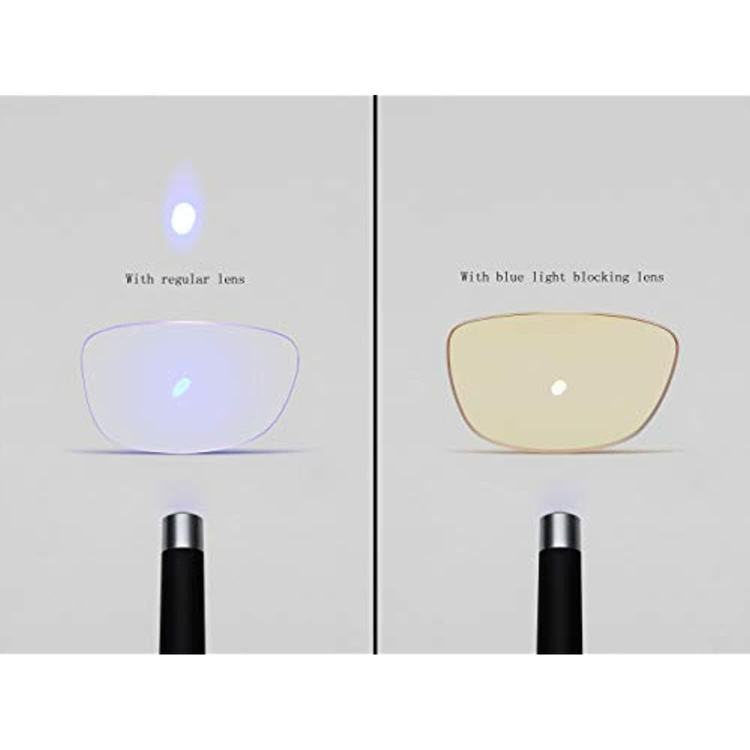 Blue Light Blocking Computer Glasses Anti Glare Reduce Eyestrain Eyeglasses for