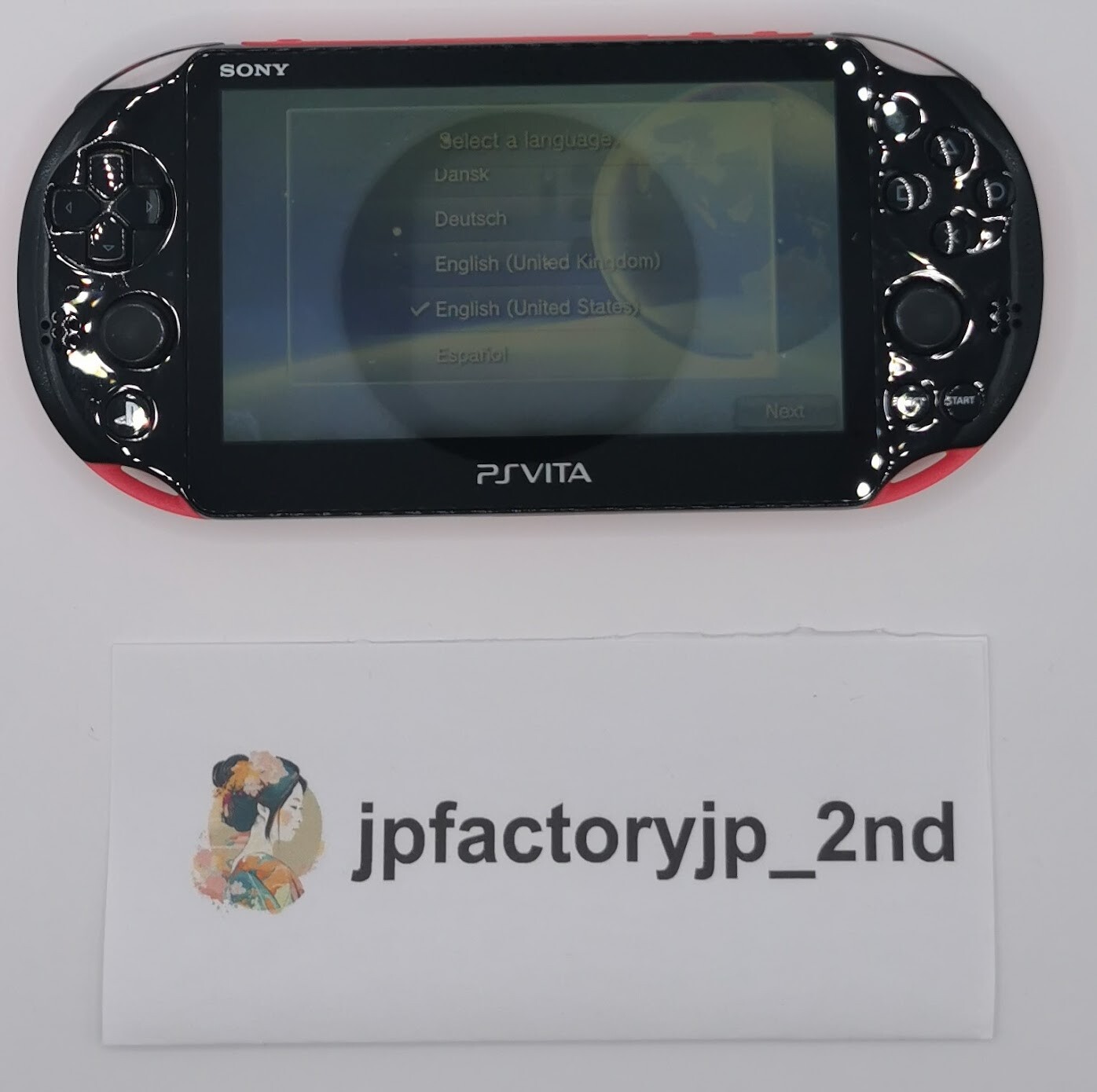SONY PS Vita PCH-2000 Playstation Console Only Chargers Various Colors