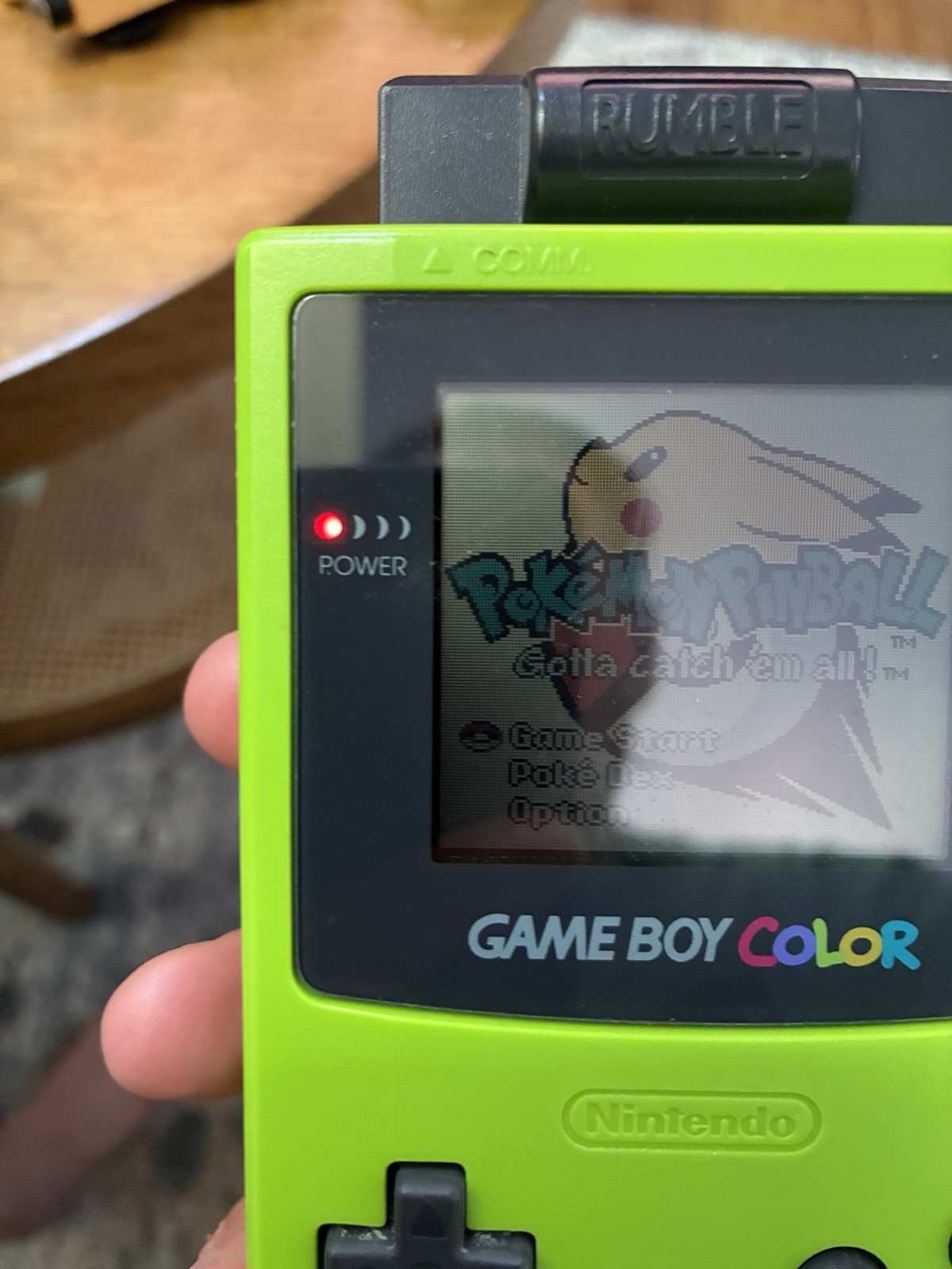 Nintendo Game Boy Color CGB-001 Kiwi Lime Green Handheld Console – 1 Owner