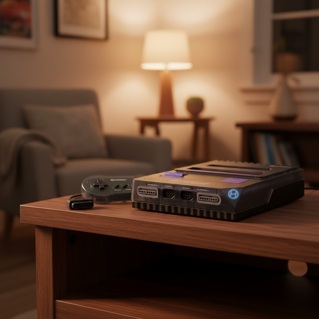 HD RetroN 2 Gaming Console for NES & Super NES Cartridges – Space Black