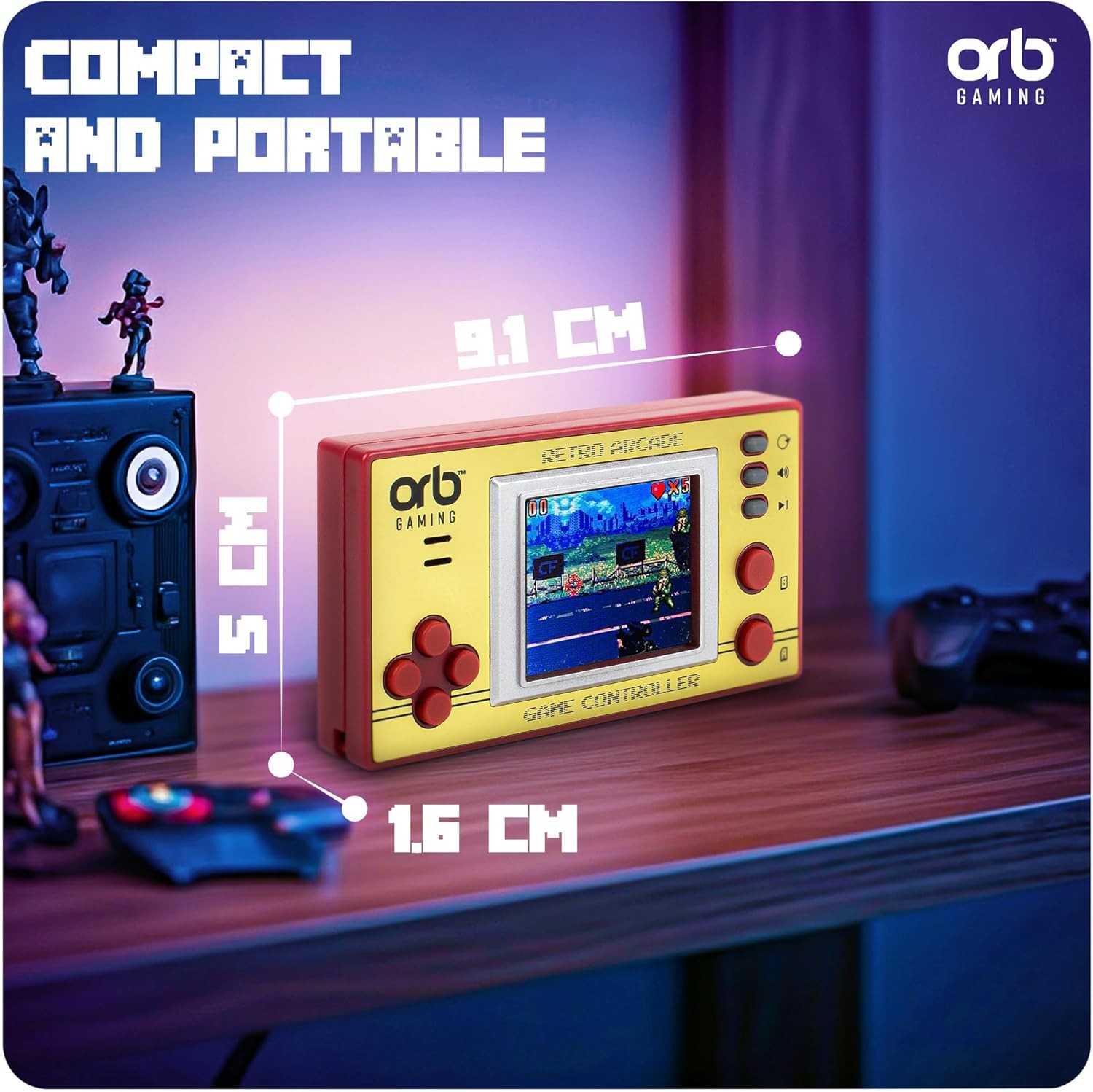 Mini Retro Game Console 150 Built-in Games LCD Screen