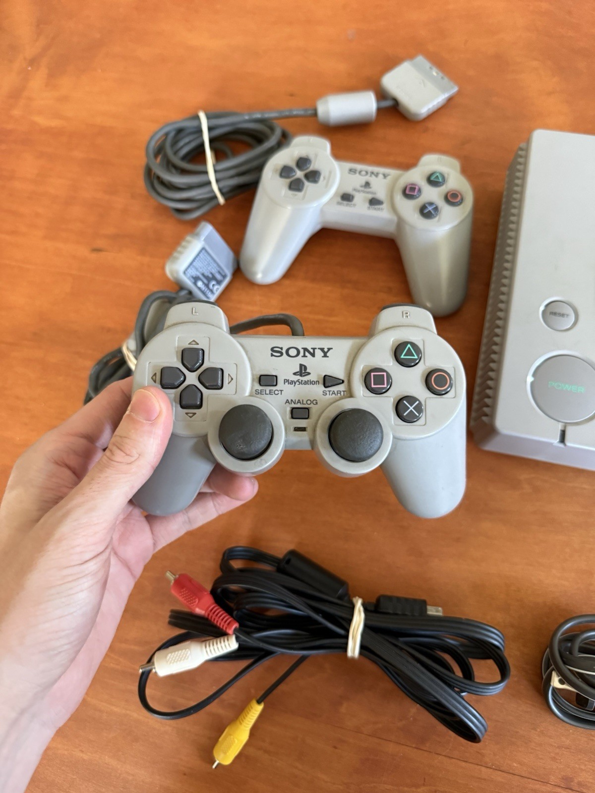 Sony PlayStation 1 PS1 Console Bundle w/ 2 Controllers – SCPH-7501 – Tested