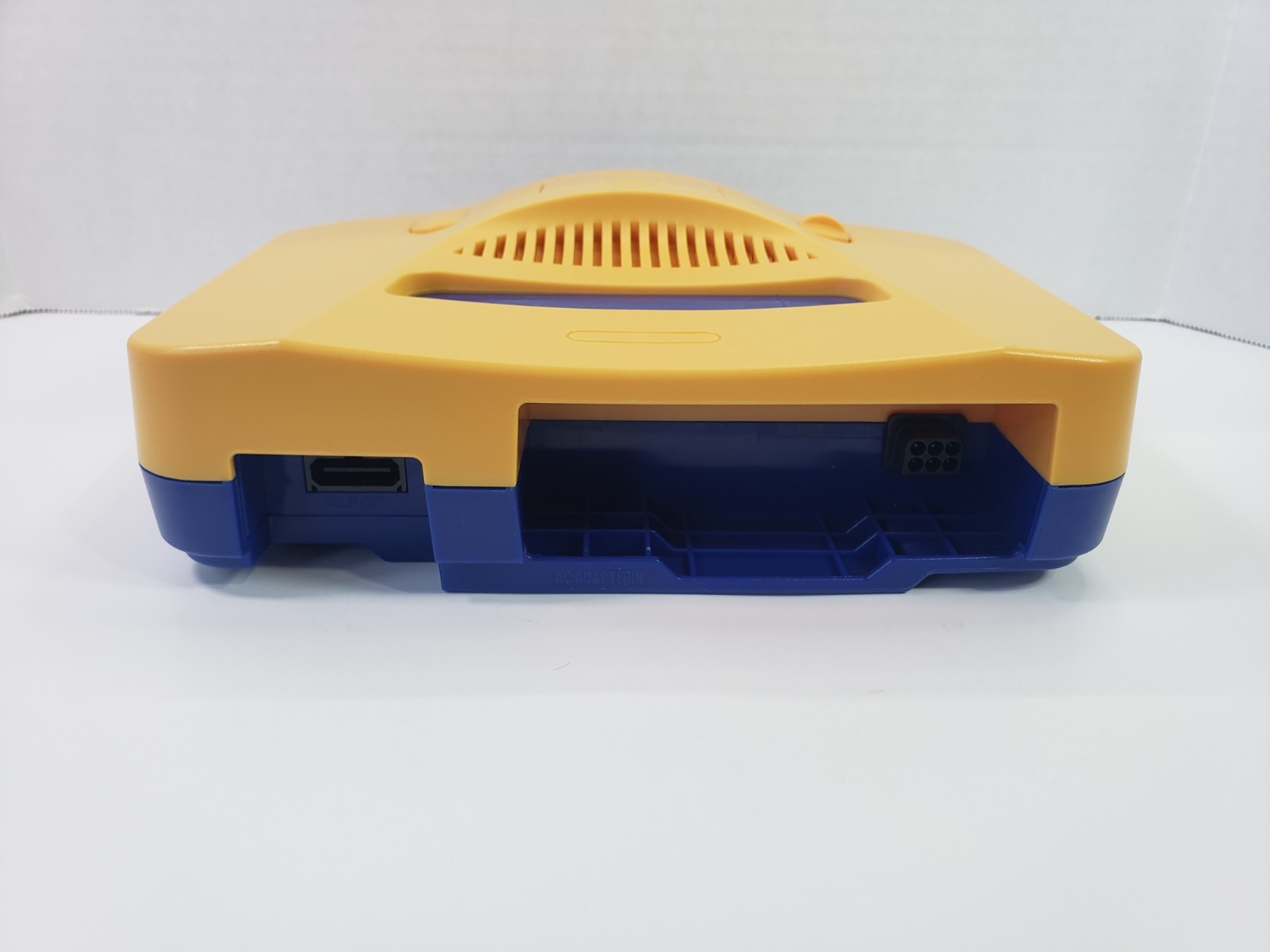 Custom Nintendo 64 Console Yellow And Blue With Expansion Pack Bundle