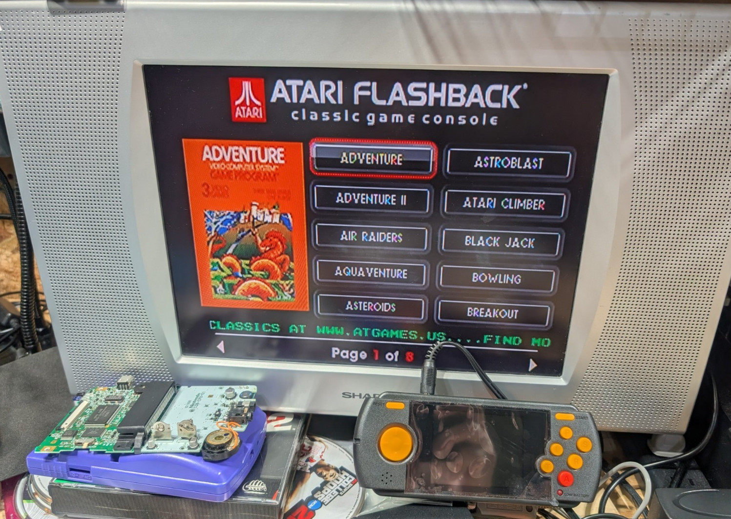 Atari Flashback Portable Black Handheld Console 70 Built in Games – Tested
