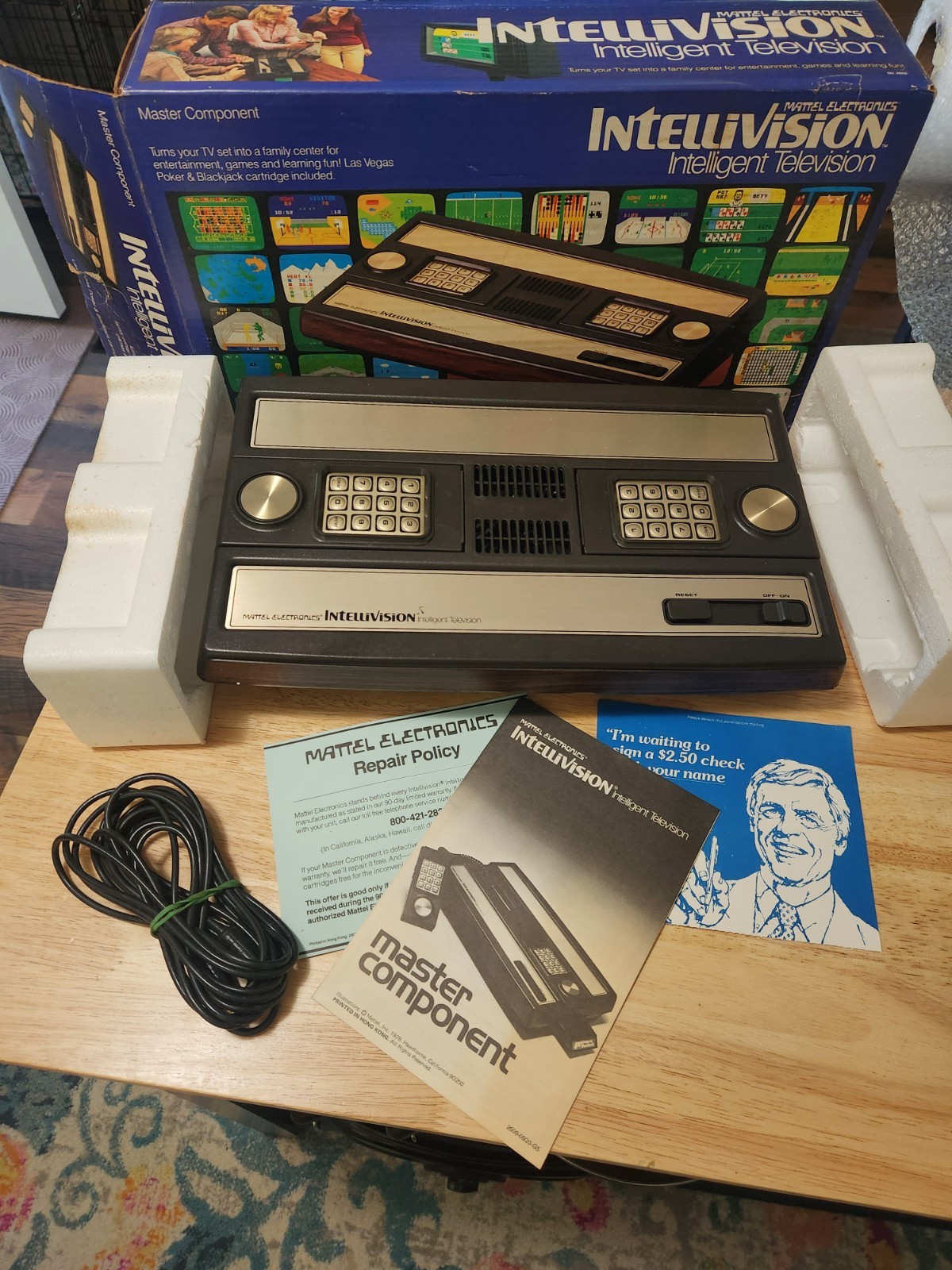 1979 Mattel Intellivision Console System w/ Original Box Model 2609