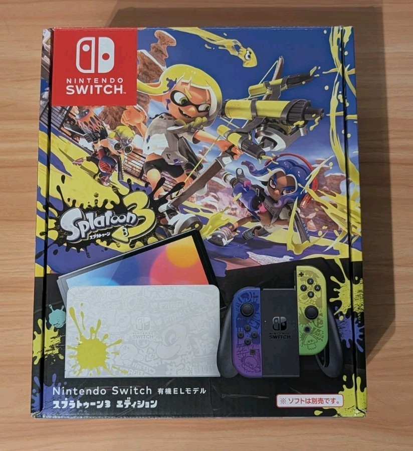 NEW Nintendo Switch OLED SPLATOON 3 64GB SPECIAL Limited Edition Console – RARE