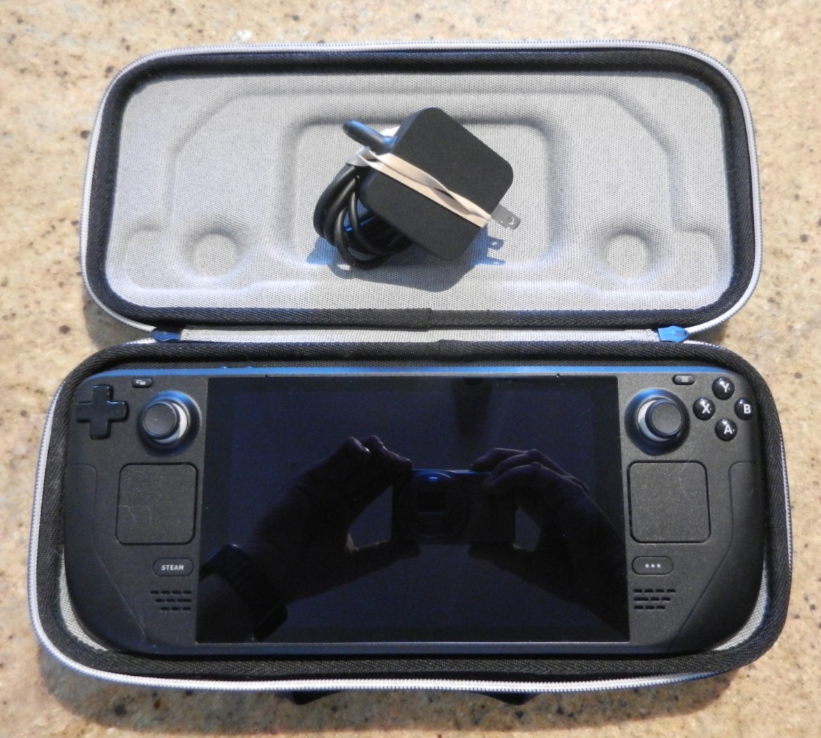 Valve Steam Deck LCD Handheld System 1TB SSD w/ Charger And Soft Case