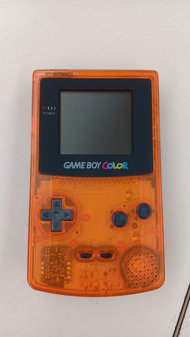 Nintendo Game Boy Color Console Limited Edition Daiei Clear Orange Black