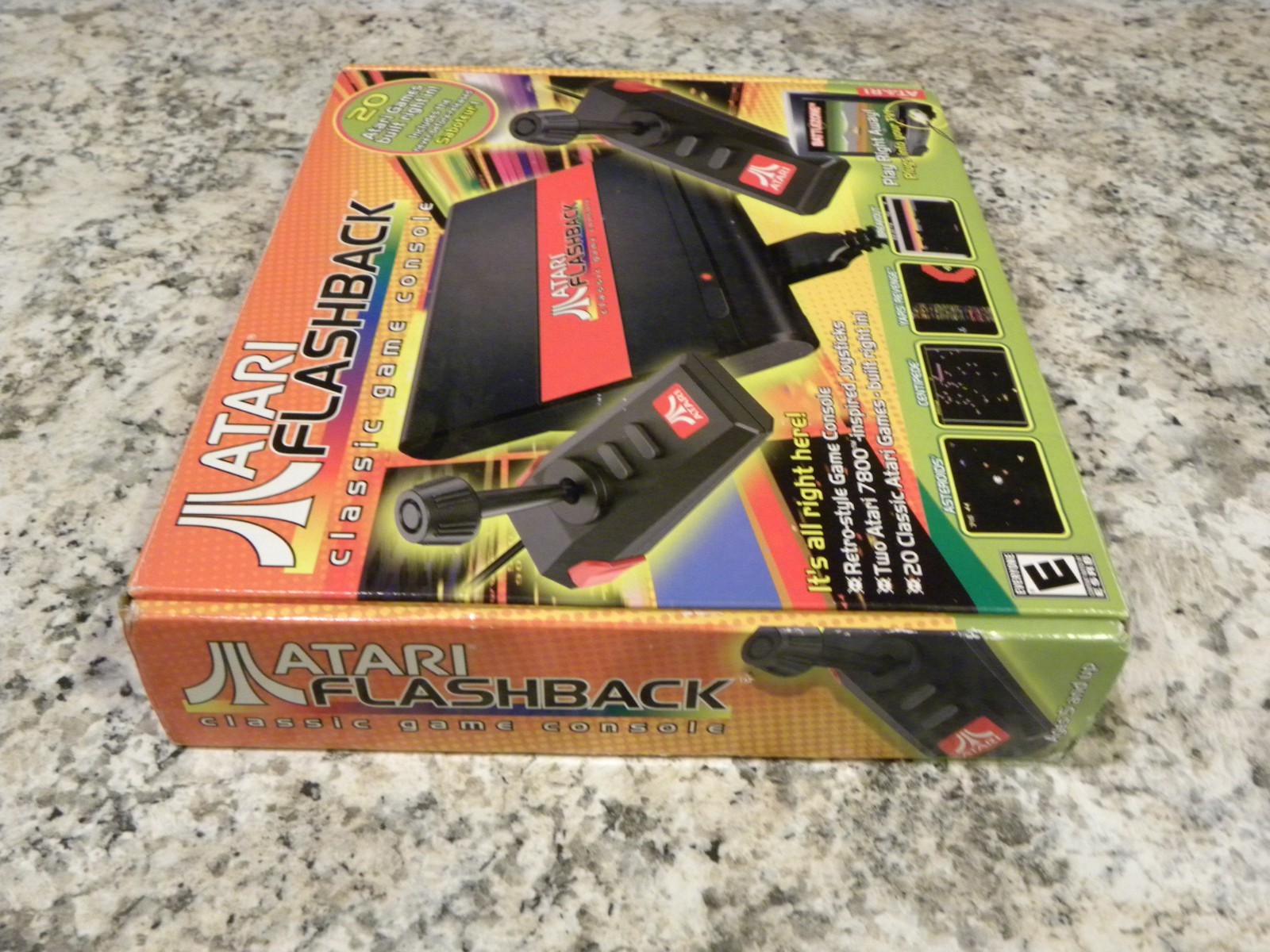 Atari Flashback Console with 20 Built-In Games, 2 Joysticks, AV Cable / OPEN BOX