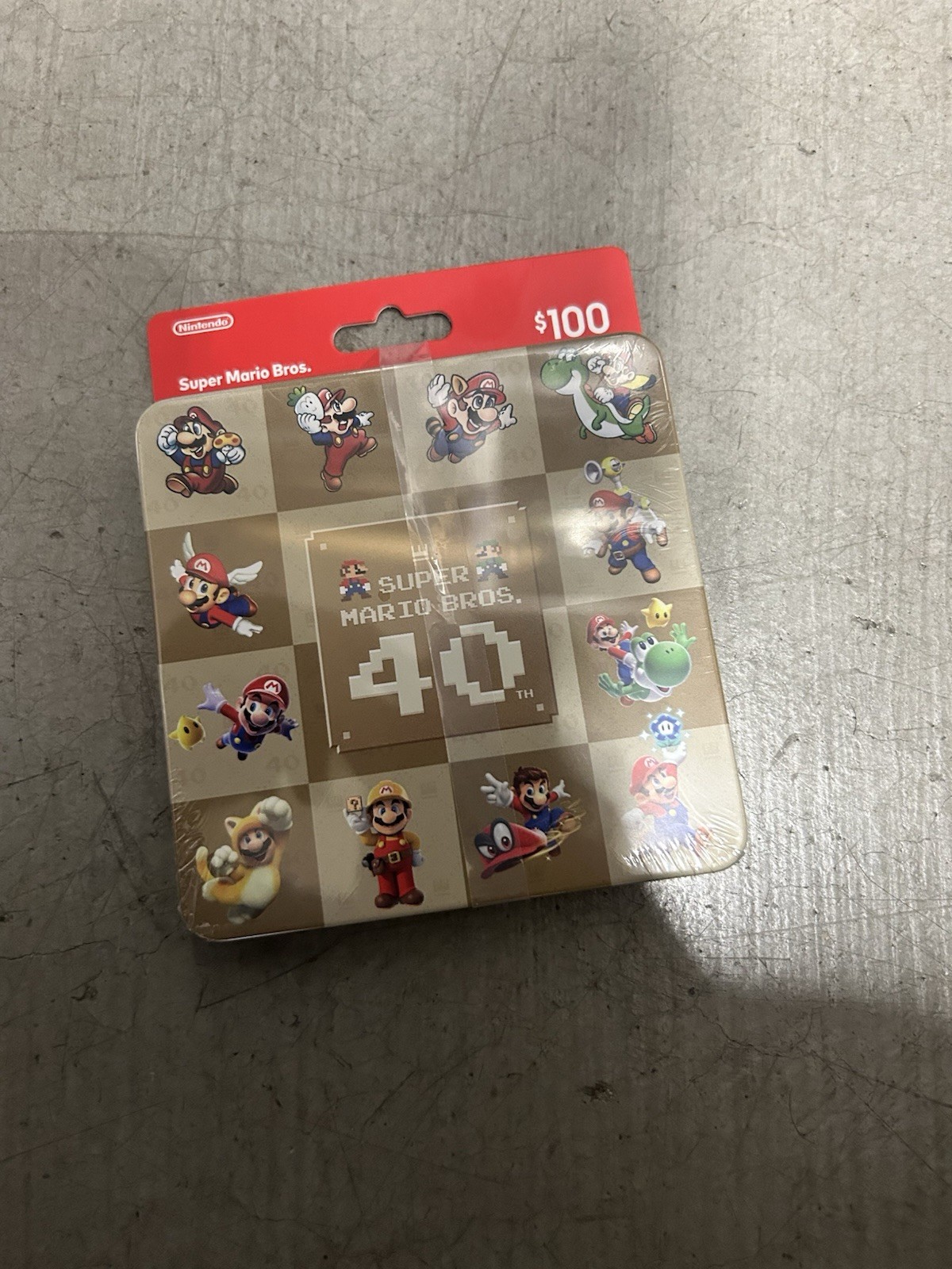 Super Mario Bros 40th Anniversary $100 eshop gift card Target Steelbook Nintendo