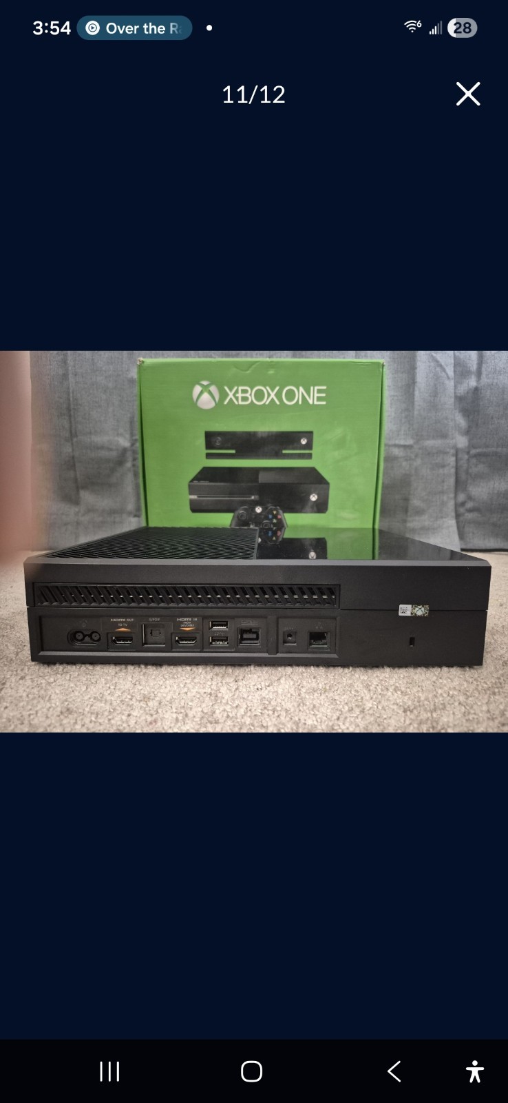 Microsoft Xbox One 1540 Black Console HDMI