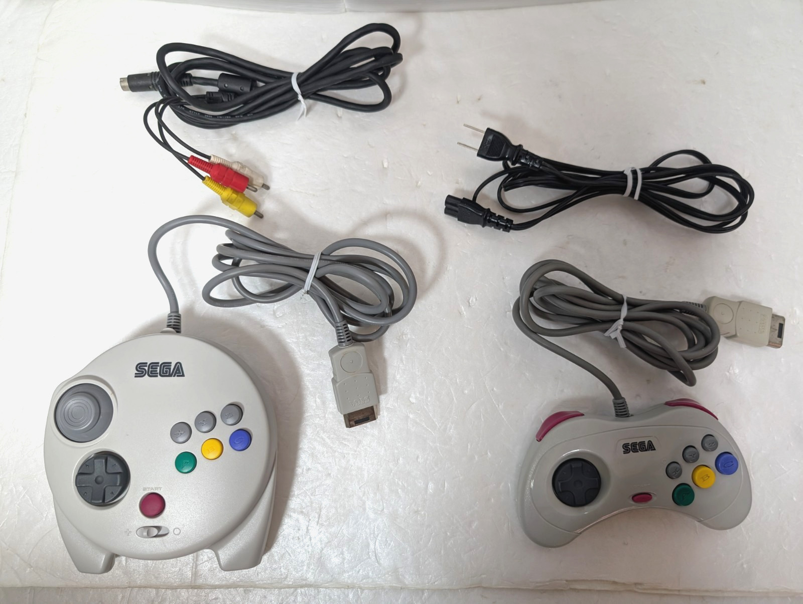 Sega Saturn White Console 3D Multi controller Nights Virtual-On Japan