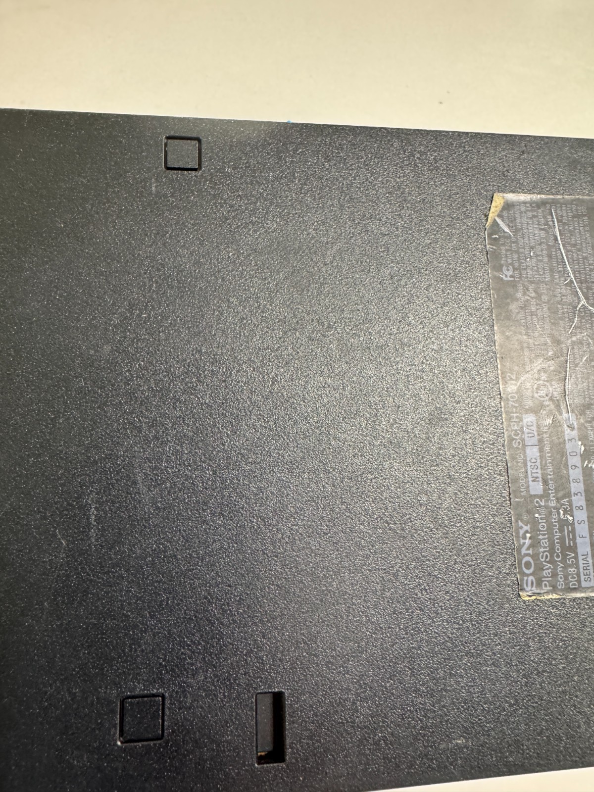 PlayStation 2 Slim SCPH-70012 Console Untested No Pwr Crd 2 Controllers (e31)