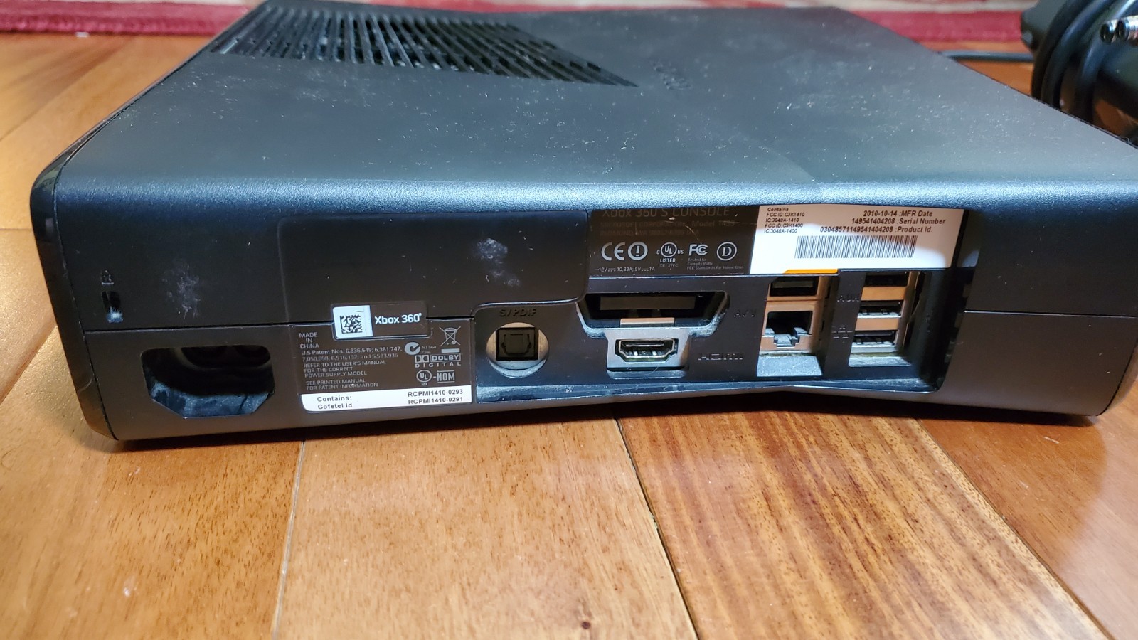 Xbox 360 S Console Black (read description)