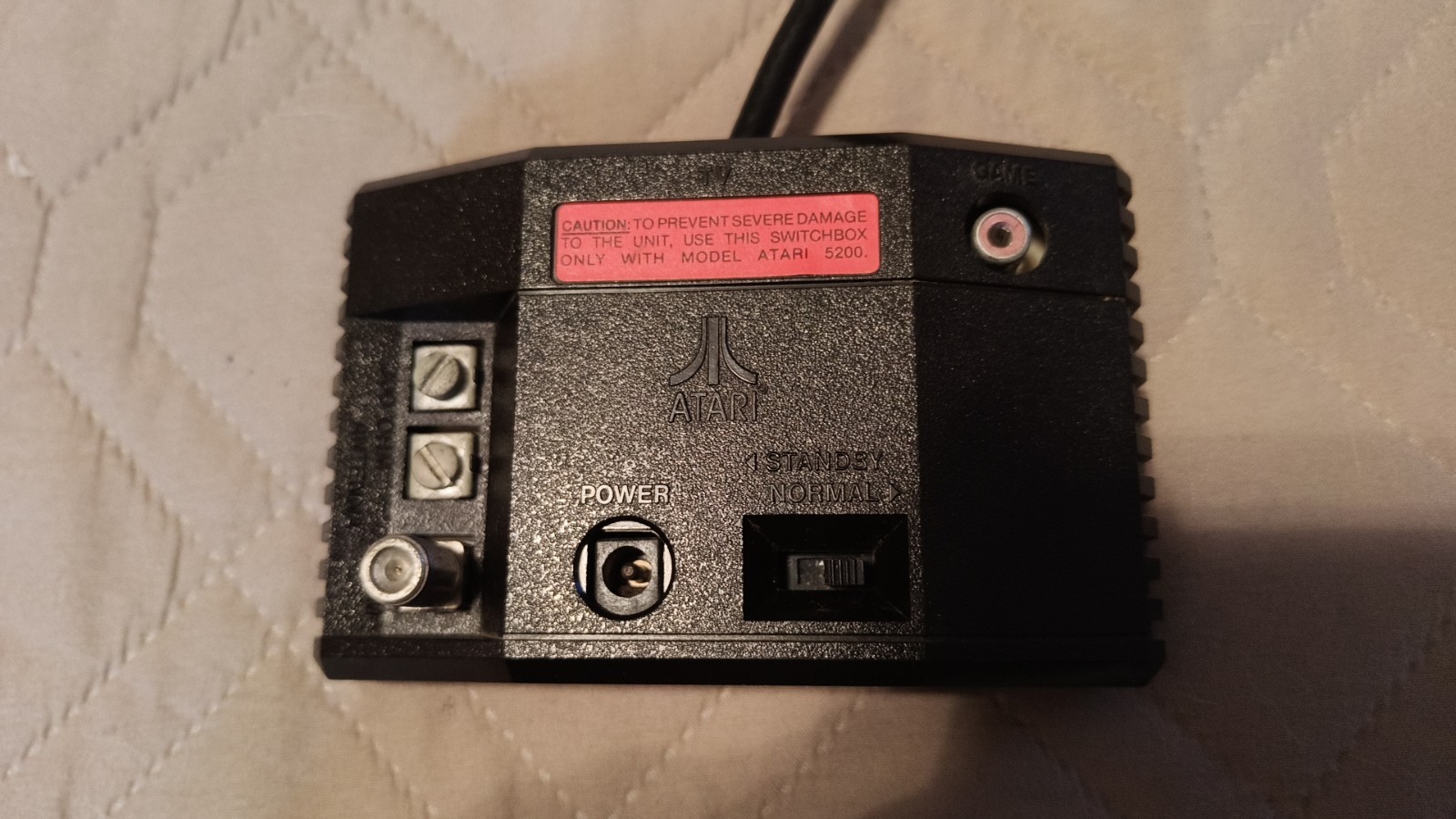 Atari 5200 TV/Game RF Switch UHF & VHF – TESTED