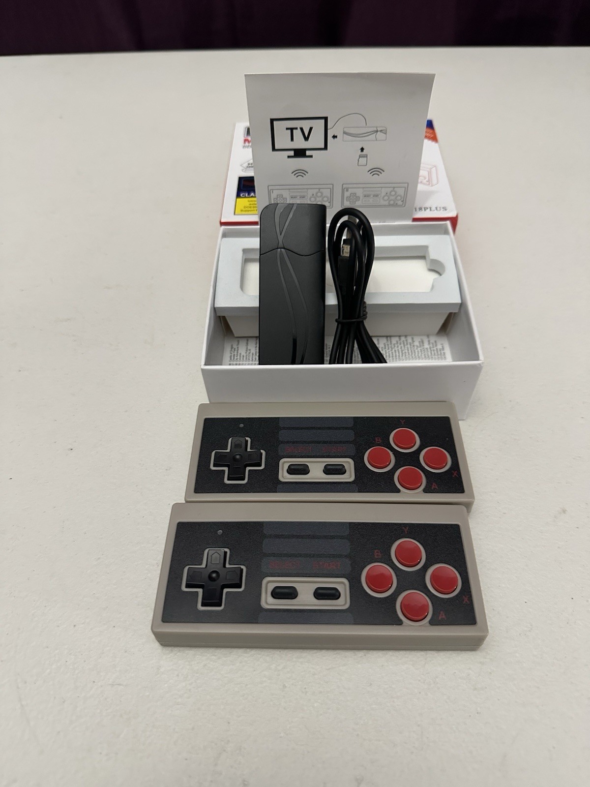 Mini 8-Bit Game Console w/ Wireless Controllers – HDMI – Classic Retro Gaming