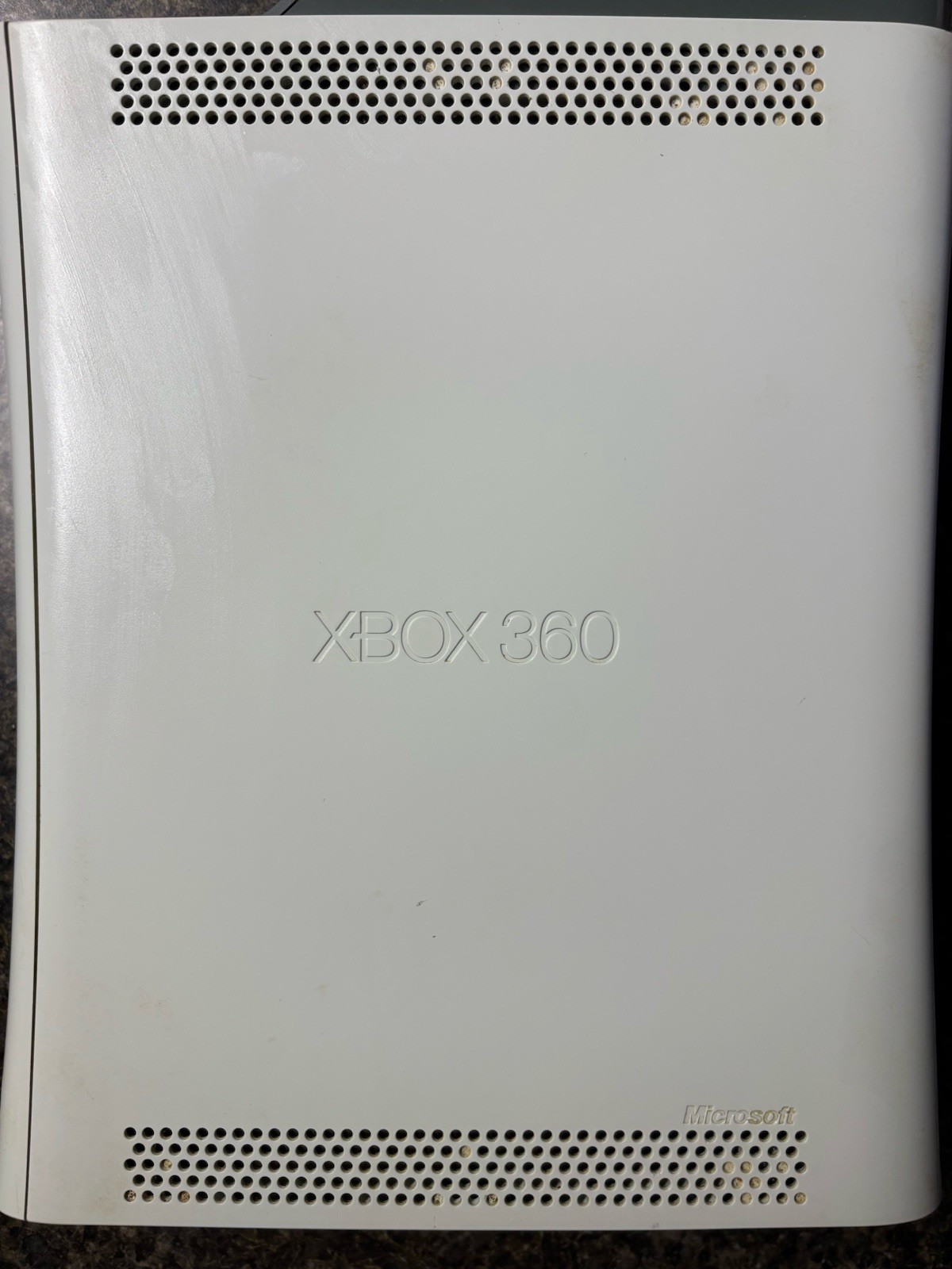 Microsoft Xbox 360 White Console Complete Tested Bundle Control & Cords