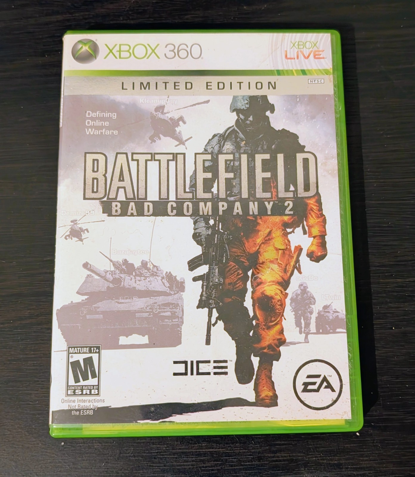 XBOX 360 Complete with Controller Power Cables 60gb Tested 2 Games Call Of Duty
