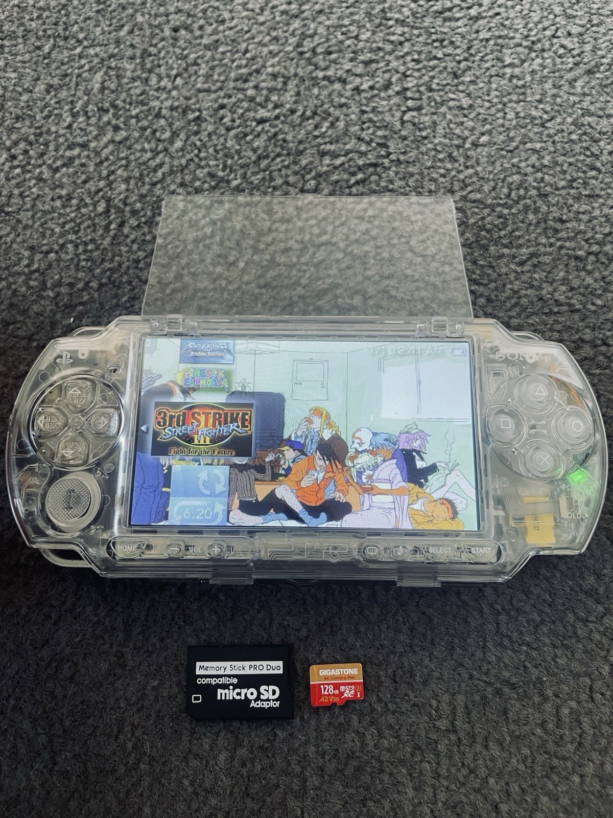 Custom Built 128GB SD Memory card for psp 1000 2000 & 3000 (Read description)