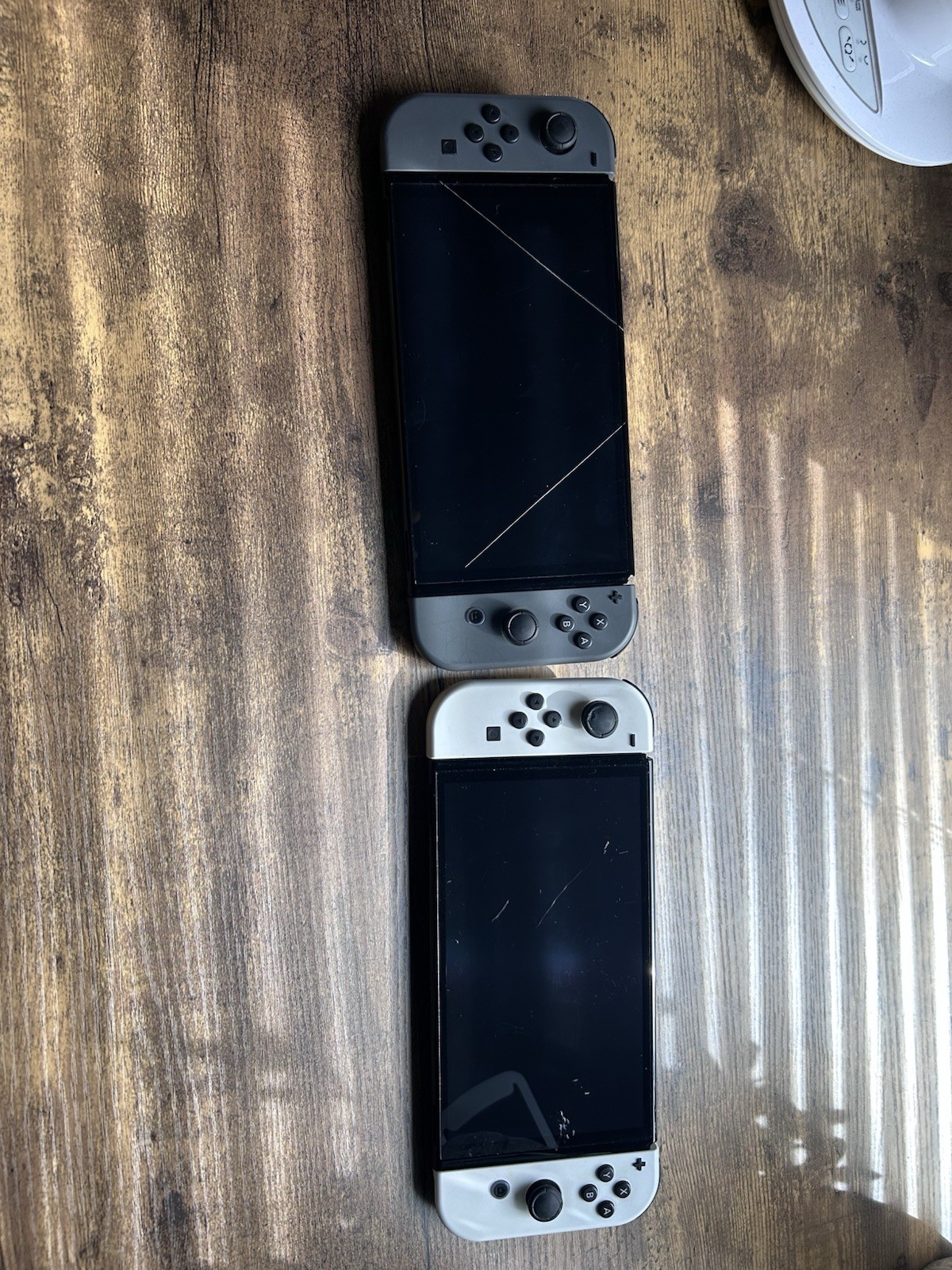 Lot of 2 Nintendo Switch OLED Model HEG-001 Used – Fair (See photos and info)