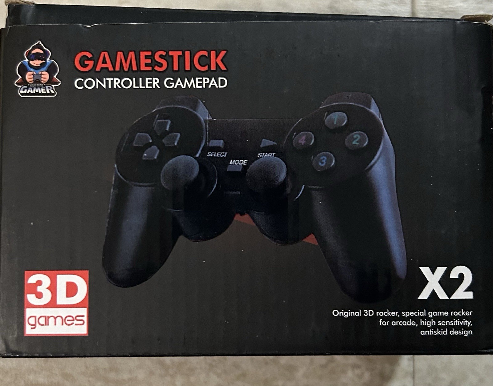 GameStick X2 Wireless TV Game Stick Console w/ Controller HDMI USB-C Black