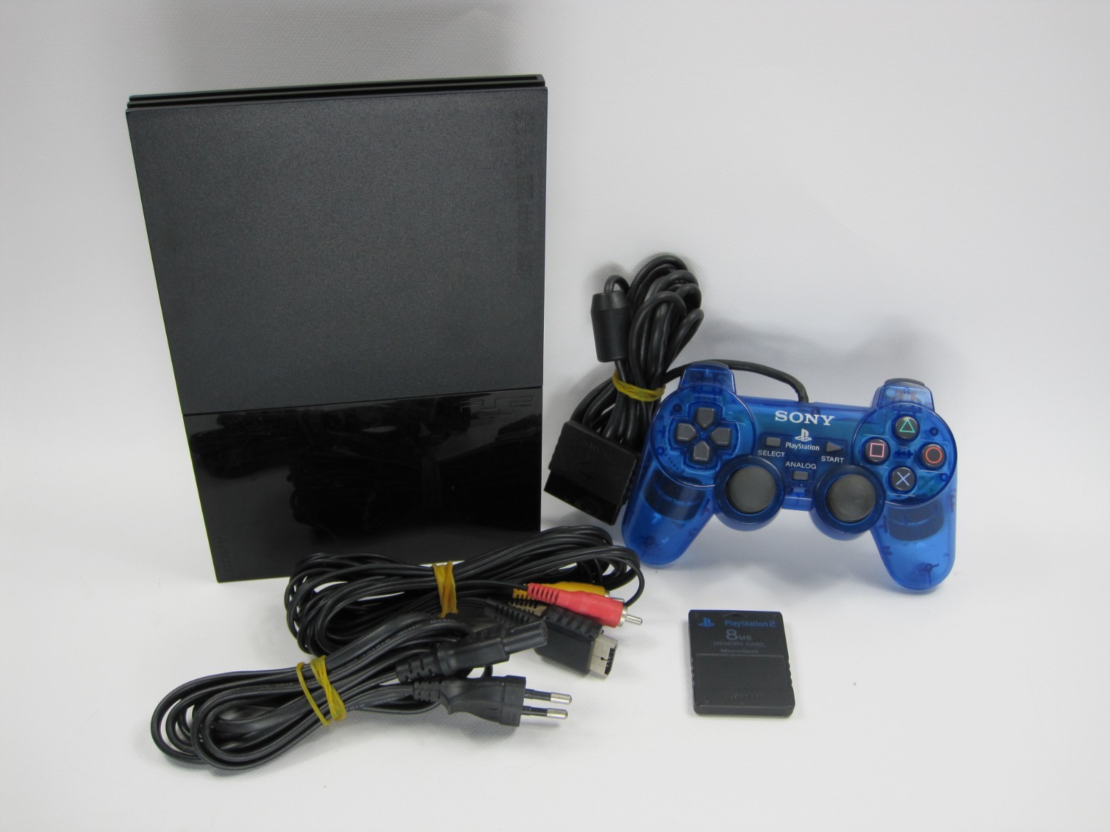 Sony PlayStation 2 Slim Console SCPH-90004 Black PAL +Cable+ Moded Chip