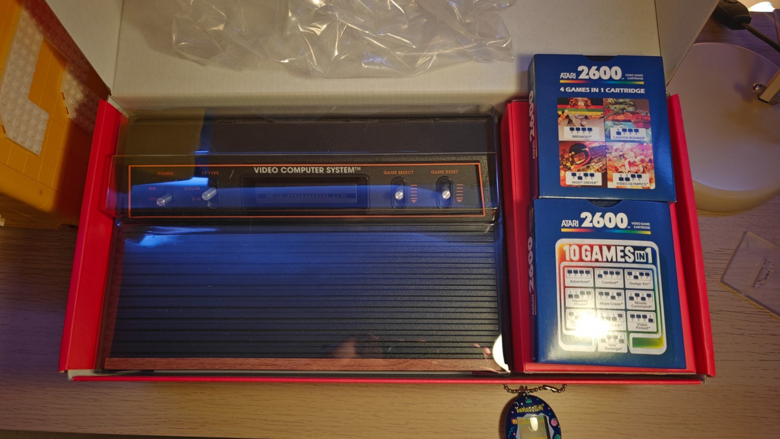 Atari 2600+ Console (2023) HDMI w/ CX40+ Joystick + 10-in-1 & 4-in-1 Carts