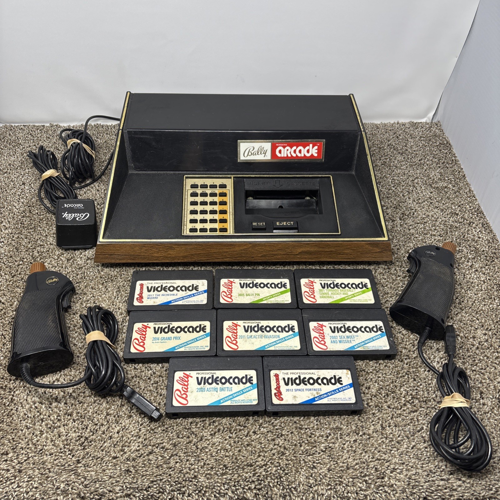 Bally Astrocade Pro Arcade Computer Video Game System Console Bundle Tested