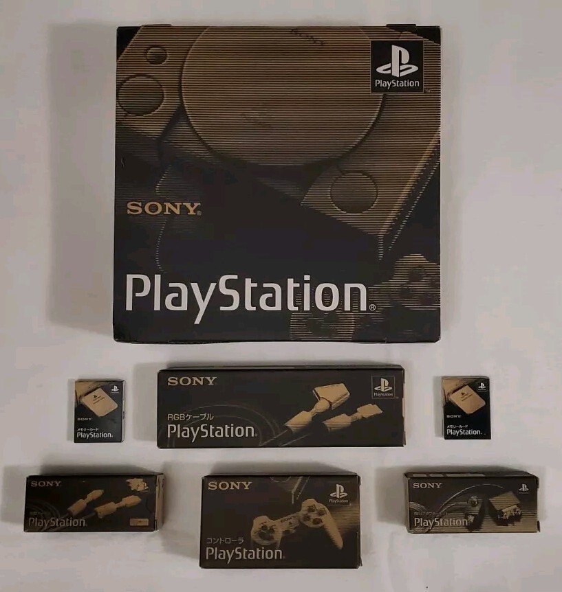 NEW PLAYSTATION 1 SCPH-1000 JAPAN RELEASE 1994 + ORIGINAL ACCESSORIES {30TH}