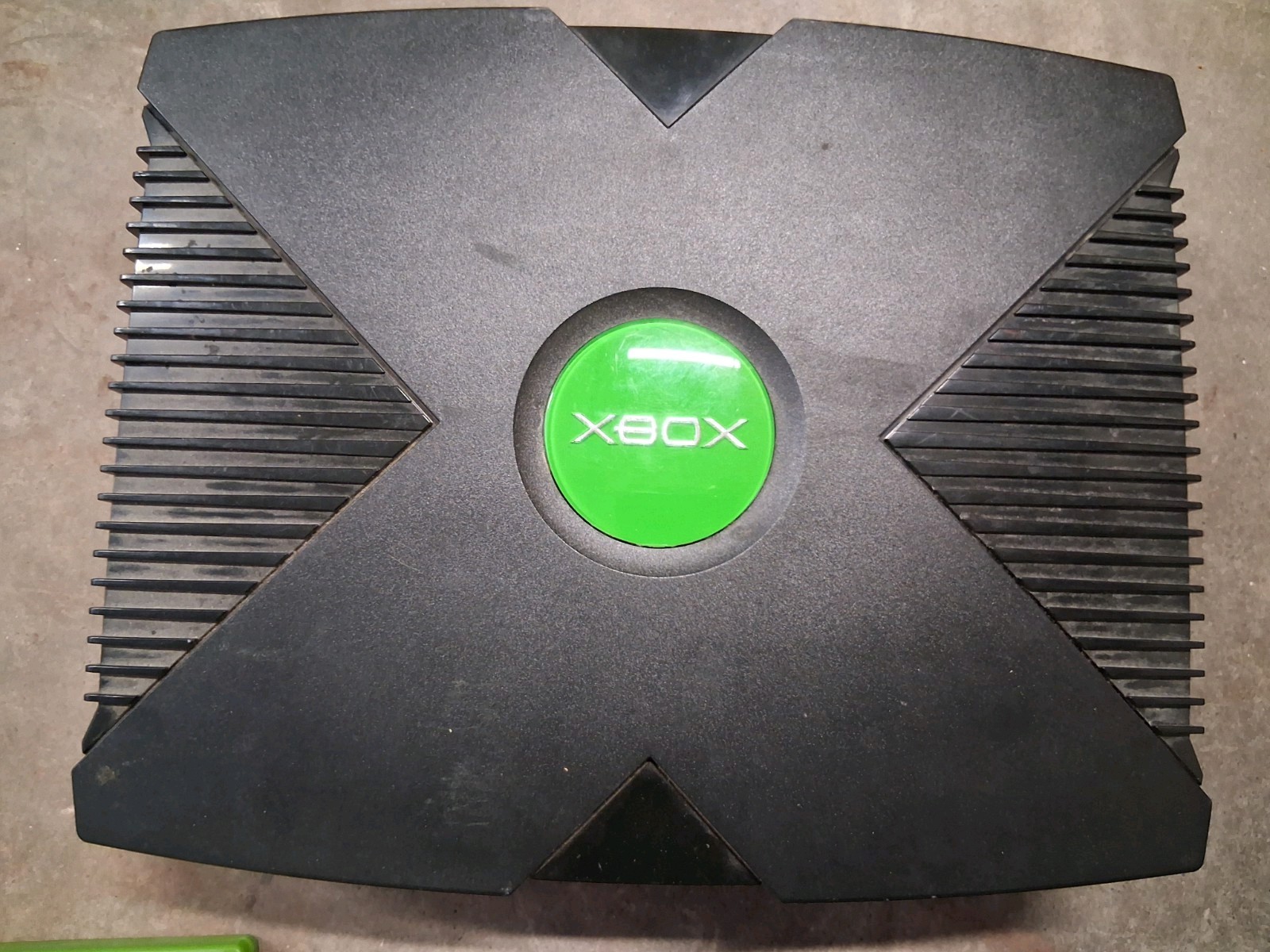 Microsoft Xbox Original Console Black with Multiple Controllers