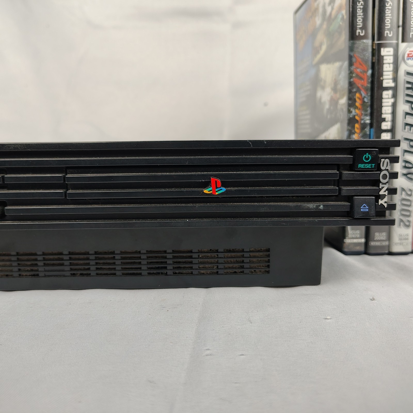 Ps2 Console Bundle Black SCPH-39001 Controller Memory Card Games Chords