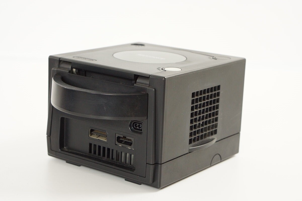 Gamecube Black Console System Enjoy Plus DOL-001 JP For Japan Game CD DN12589033