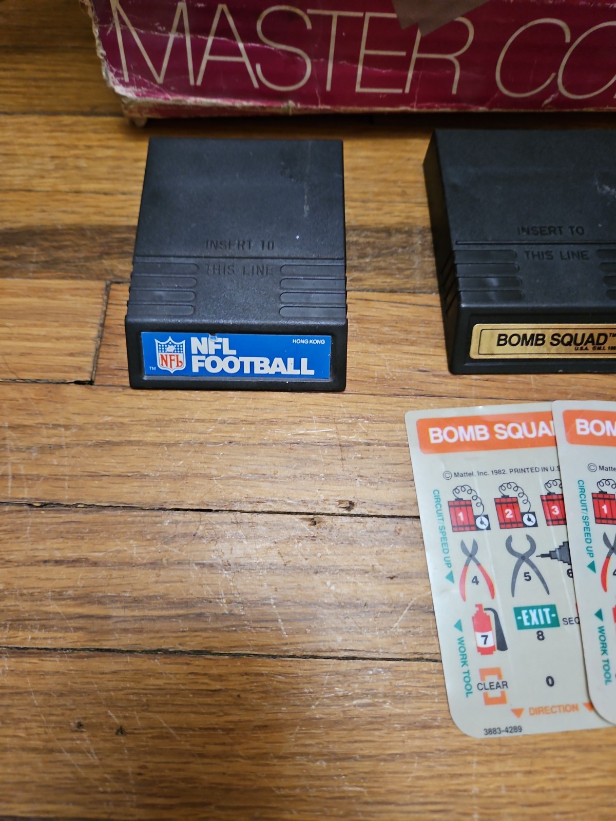 Mattel Electronics Intellivision II Console Master Component In Box With 6 Games