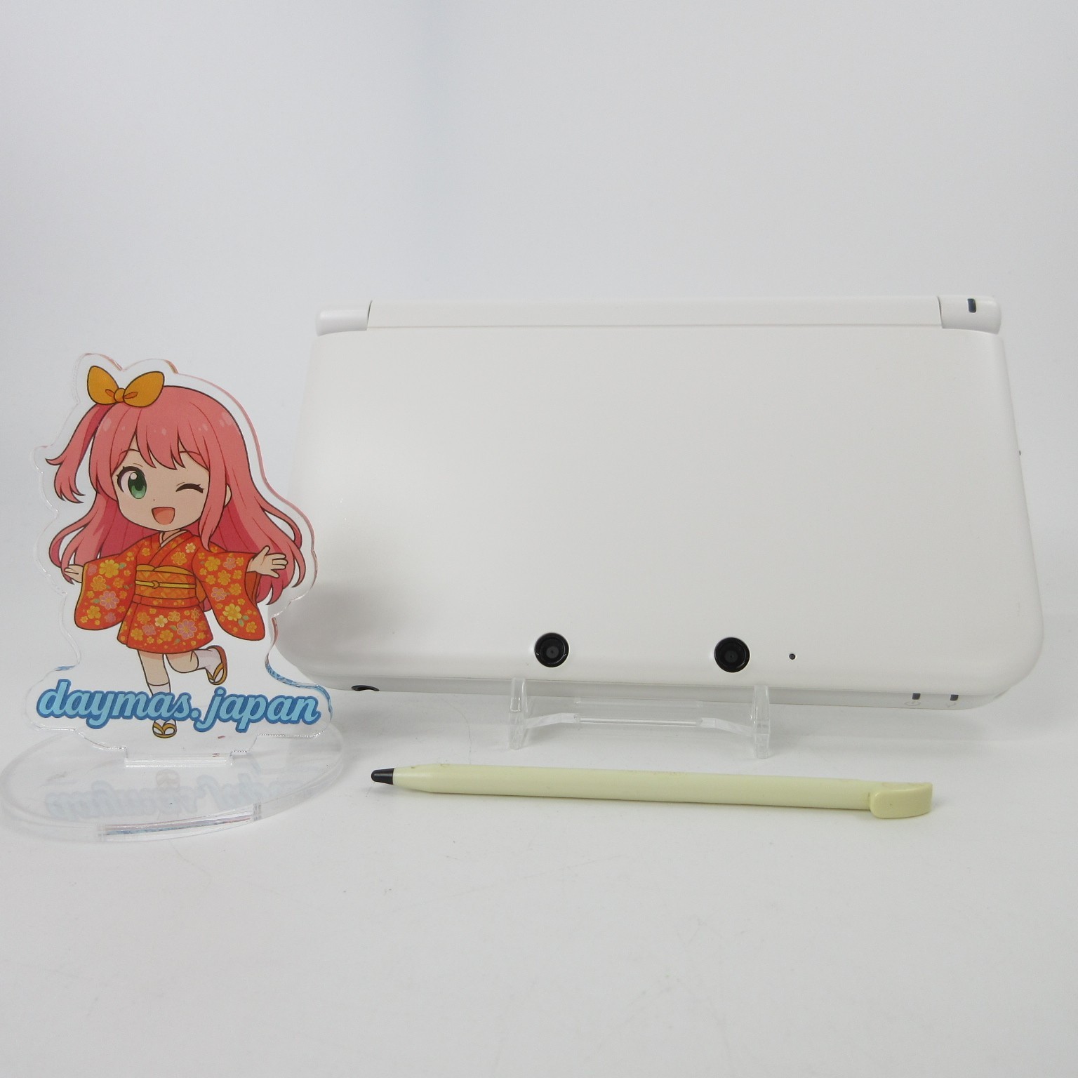 【Excellent】Nintendo 3DS LL XL White Console ONLY Japanese Edition #DEN08/0525/05