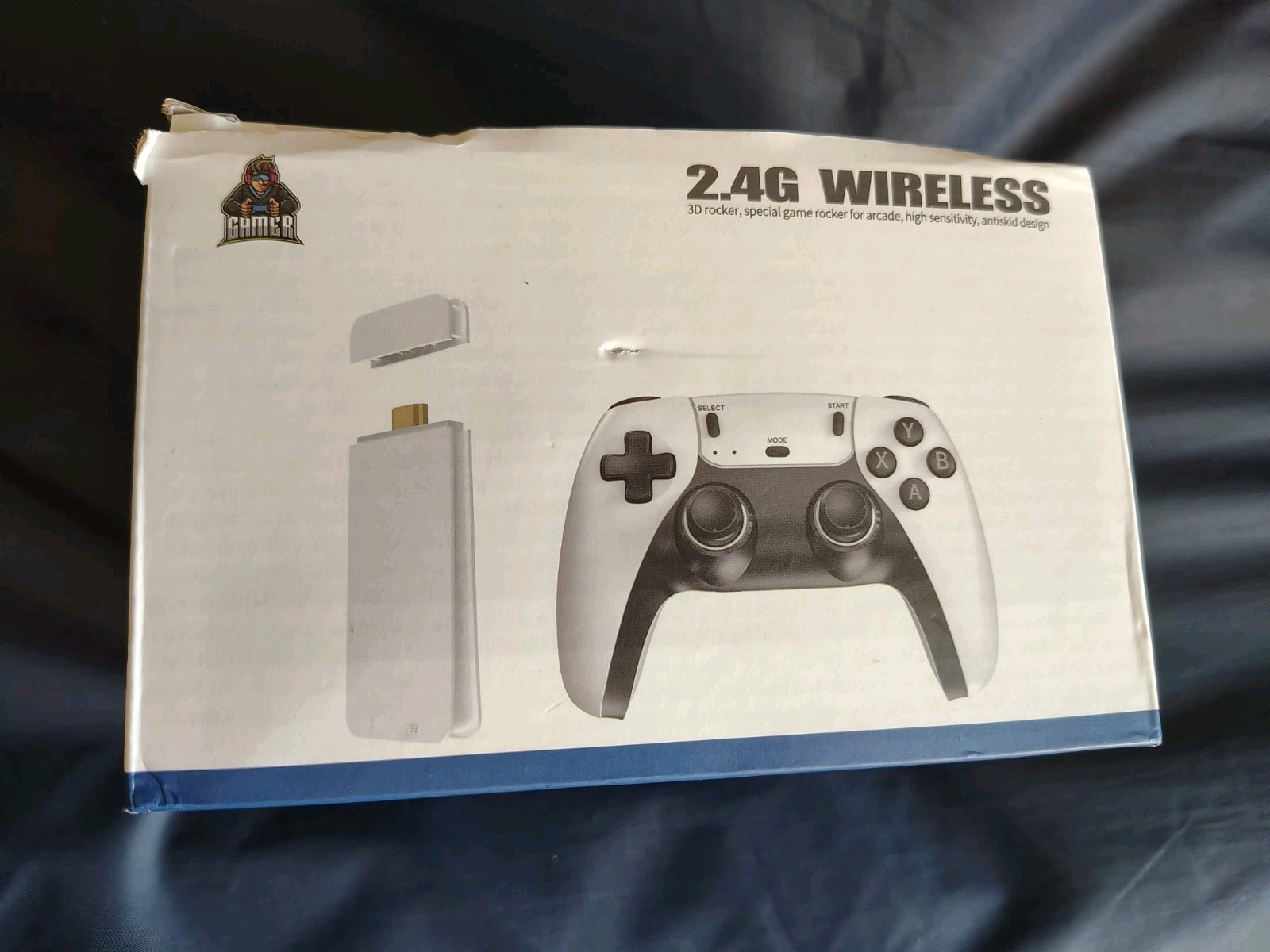 GameStick 2.4G Wireless Home Console White 3D Rocker High Sensitivity Antiskid